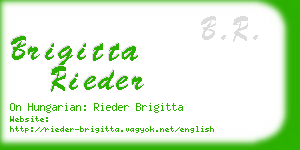 brigitta rieder business card